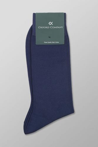Oxford Company ανδρικές μονόχρωμες κάλτσες - SC36-1100.88 Μπλε Ραφ 44